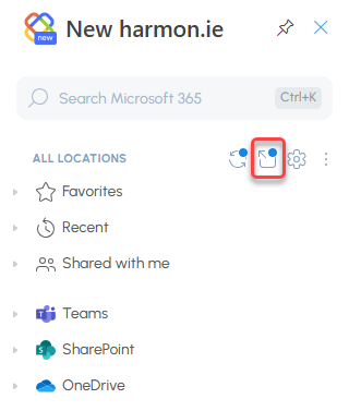 Pop out New harmon.ie